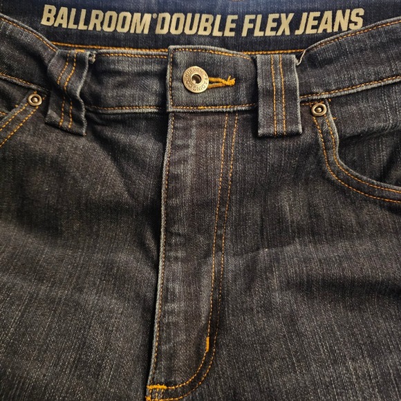 Duluth Trading Co Ballroom Double Flex Jeans Men's 36x36 Relaxed Fit Dark Wash - Picture 3 of 8